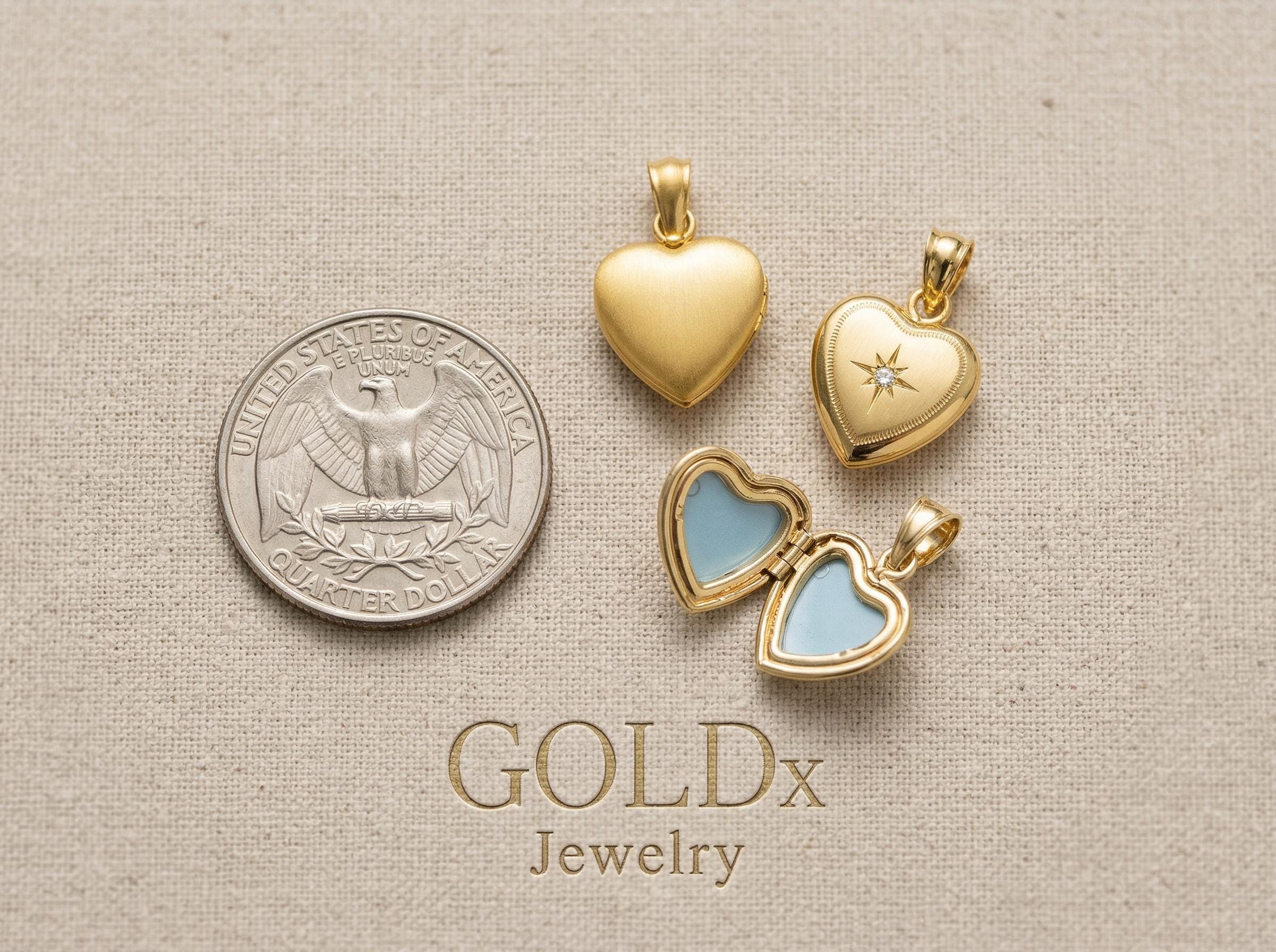 Heart Locket Gold Pendant, Photo Locket Necklace, Personalized Picture Necklace, Mothers Day Gift, Sentimental Jewelry