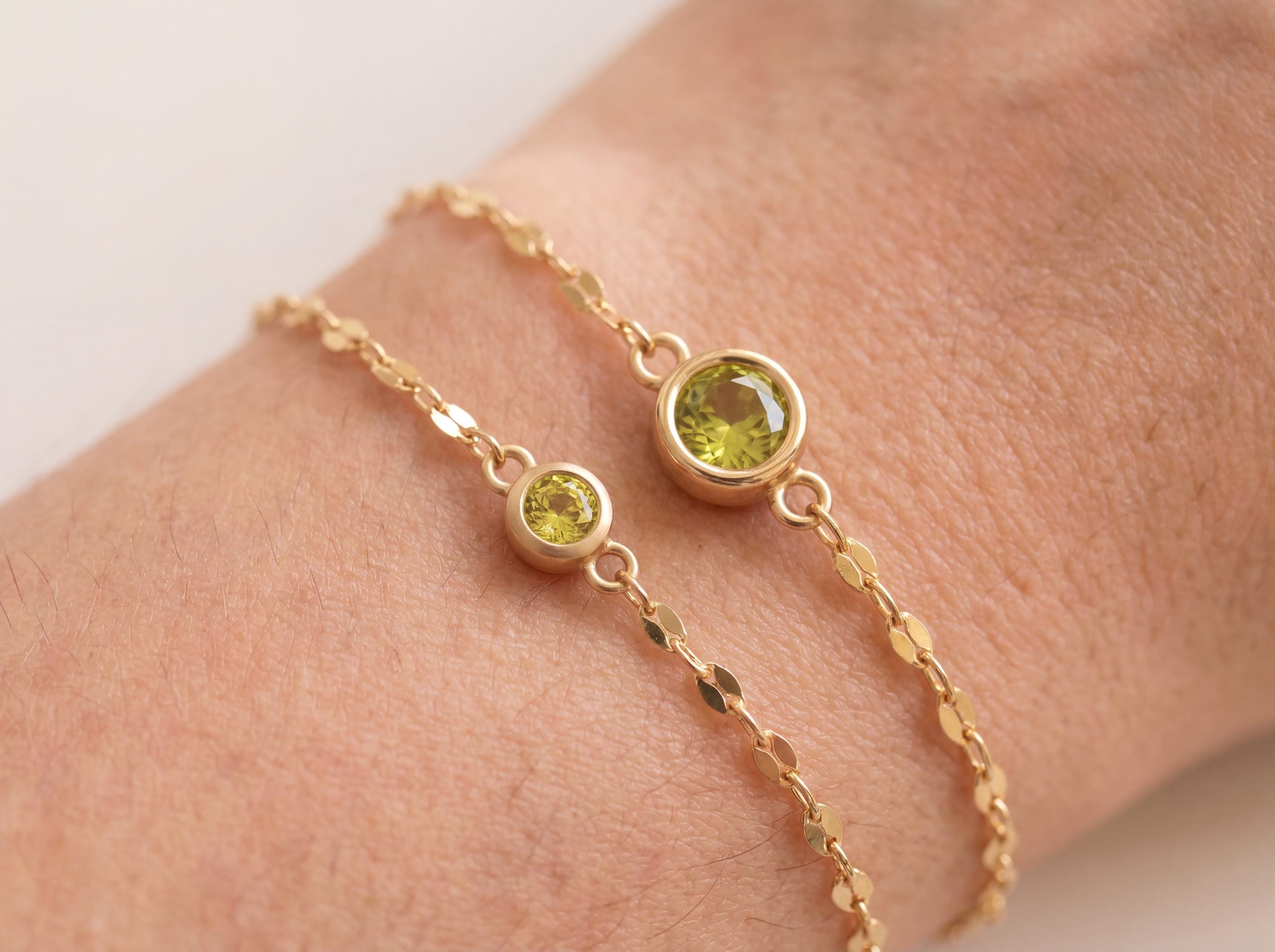 14K Solid Gold Family Birthstone Bracelet, Mom Birthstone Bracelet, Mother Child Bracelet, Personalized Birthstone Jewelry Gift